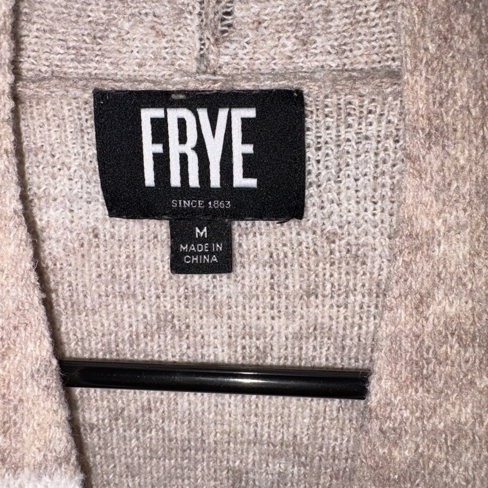 Frye Women's Tan and White Aztec Sweater - Picture 2 of 4